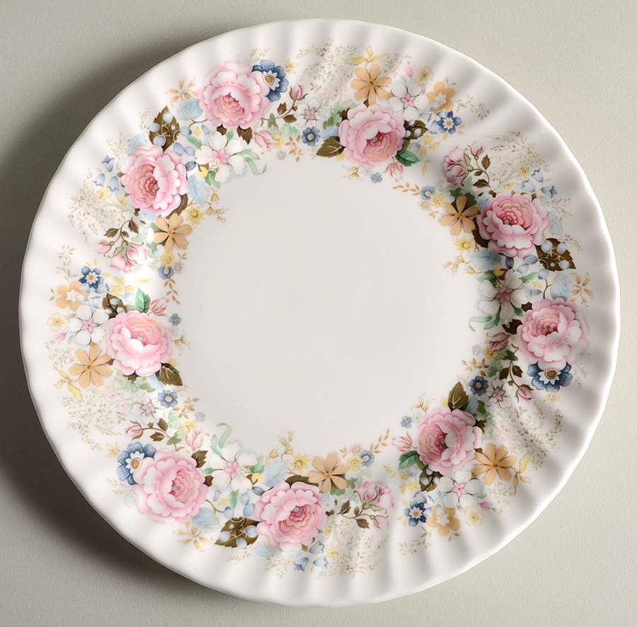 Rose Garland Luncheon Plate by Minton-1