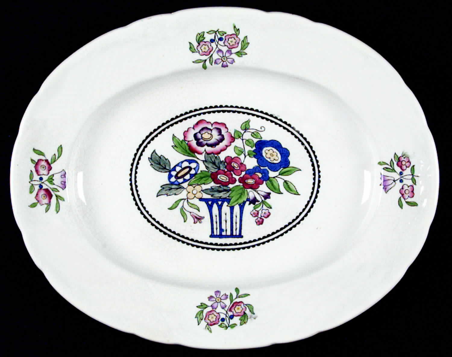 Romford 10" Oval Serving Platter by Minton-1