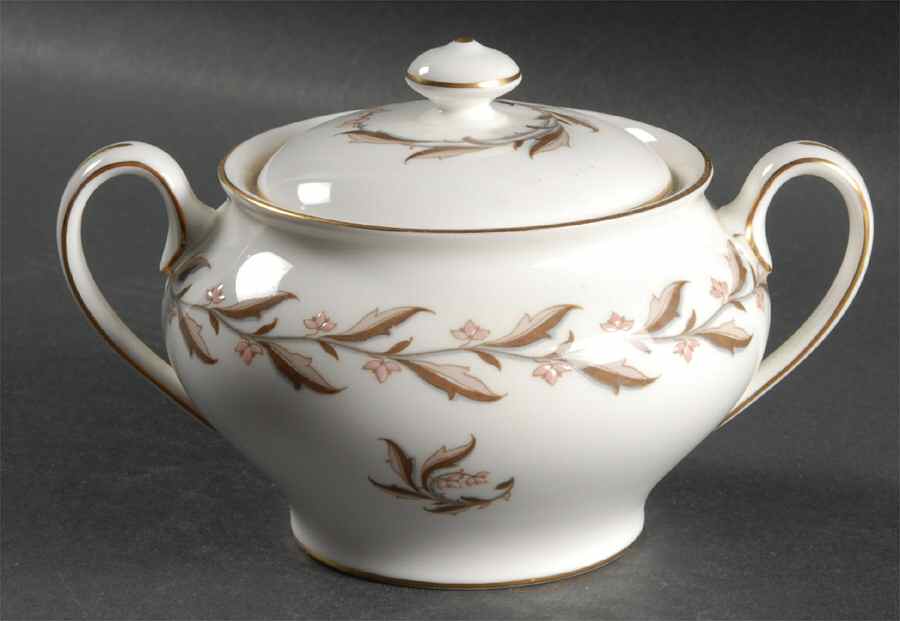 Rosewood Sugar Bowl & Lid by Minton-1