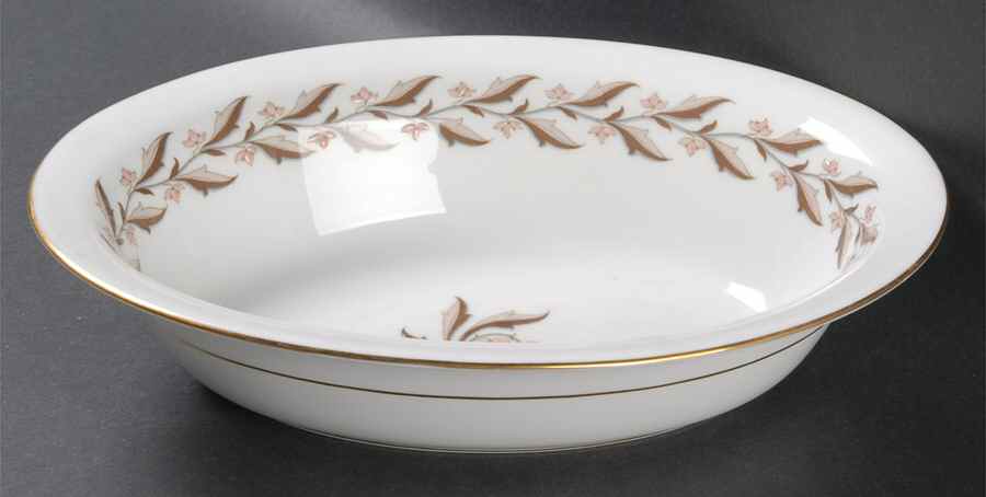 Rosewood 10" Oval Vegetable Bowl by Minton-1
