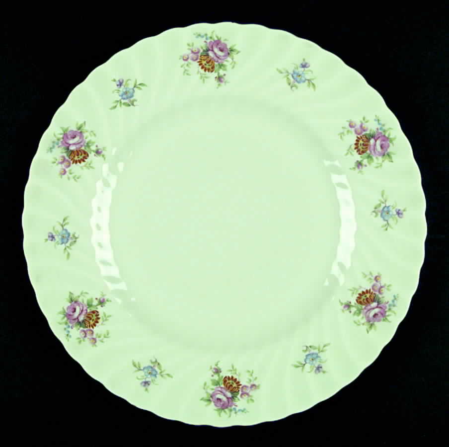 Rosetta Green Dinner Plate by Minton-1