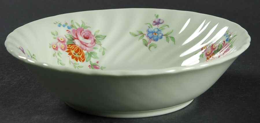 Rosetta Green Fruit/Dessert (Sauce) Bowl by Minton-1