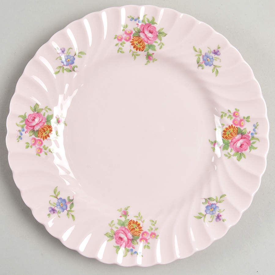 Rosetta Pink Salad Plate by Minton-1