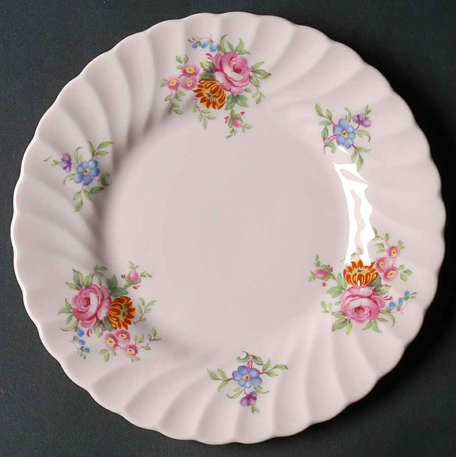 Rosetta Pink Bread & Butter Plate by Minton-1
