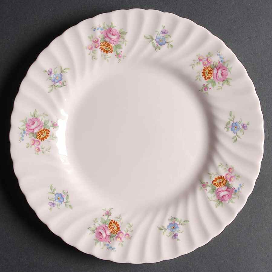 Rosetta Pink Luncheon Plate by Minton-1