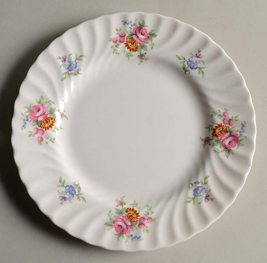 Rosetta White Salad Plate by Minton-1