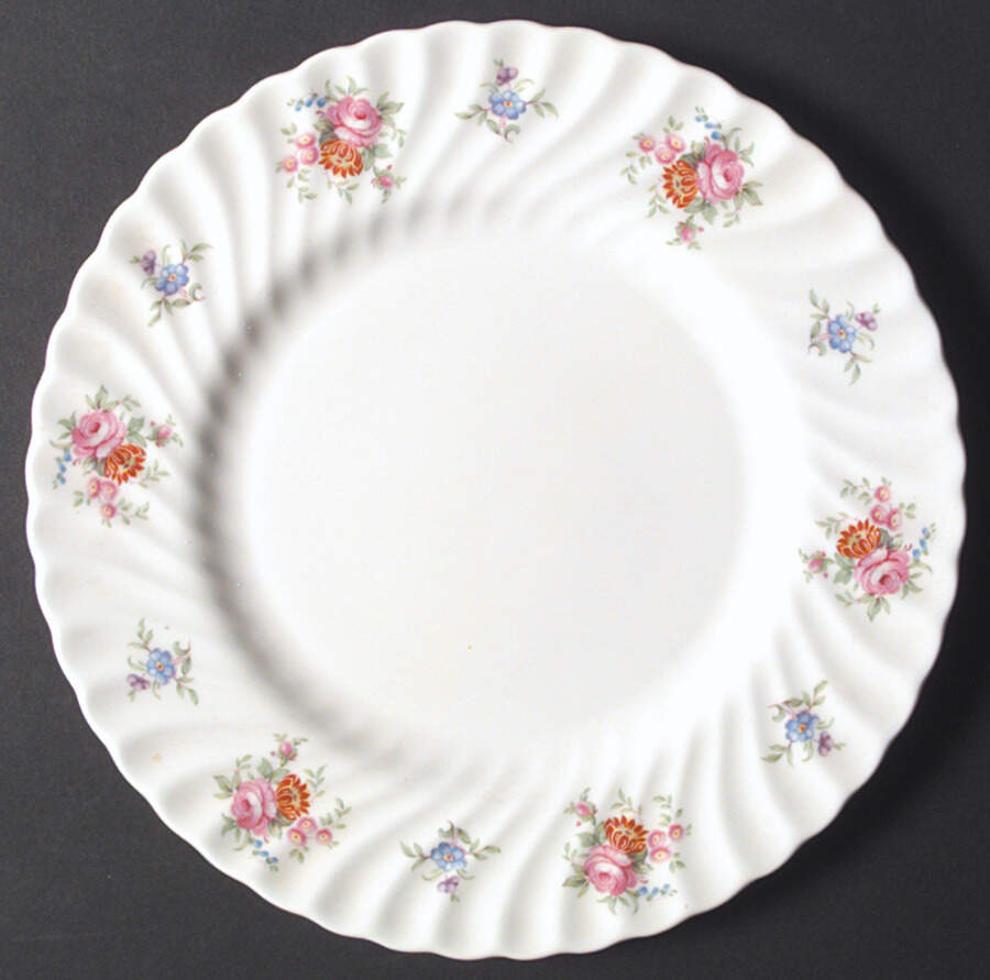 Rosetta White Dinner Plate by Minton-1