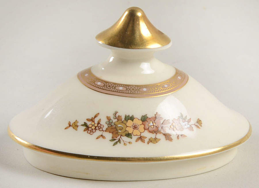 Roxburgh Brown Lid for Sugar Bowl by Minton-1