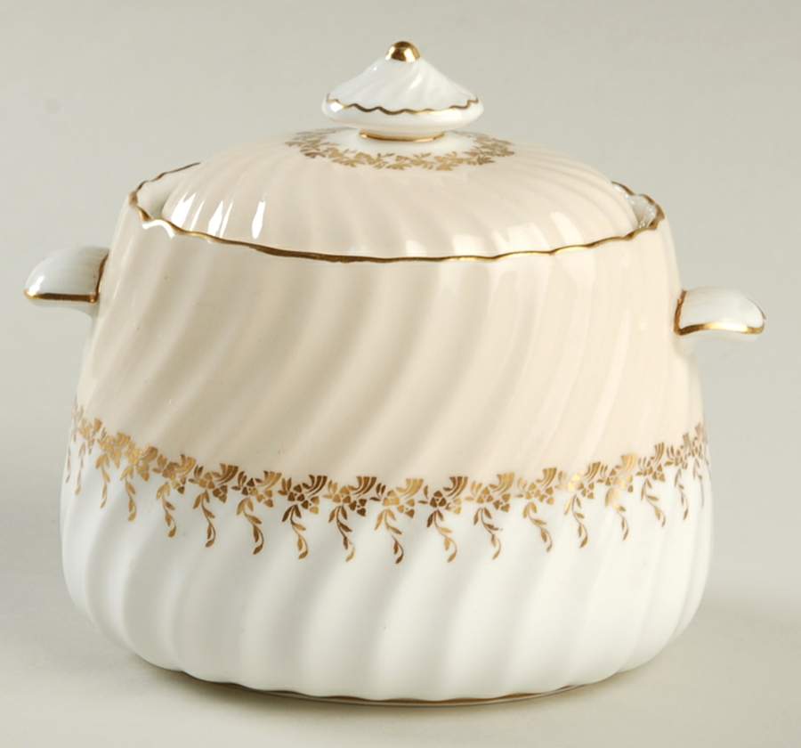 S443 Sugar Bowl & Lid by Minton-1