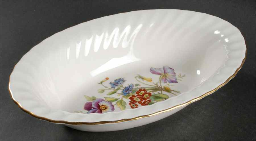 S500 10" Oval Vegetable Bowl by Minton-1