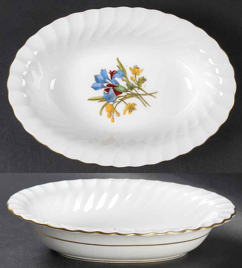 S500 8" Oval Vegetable Bowl by Minton-1