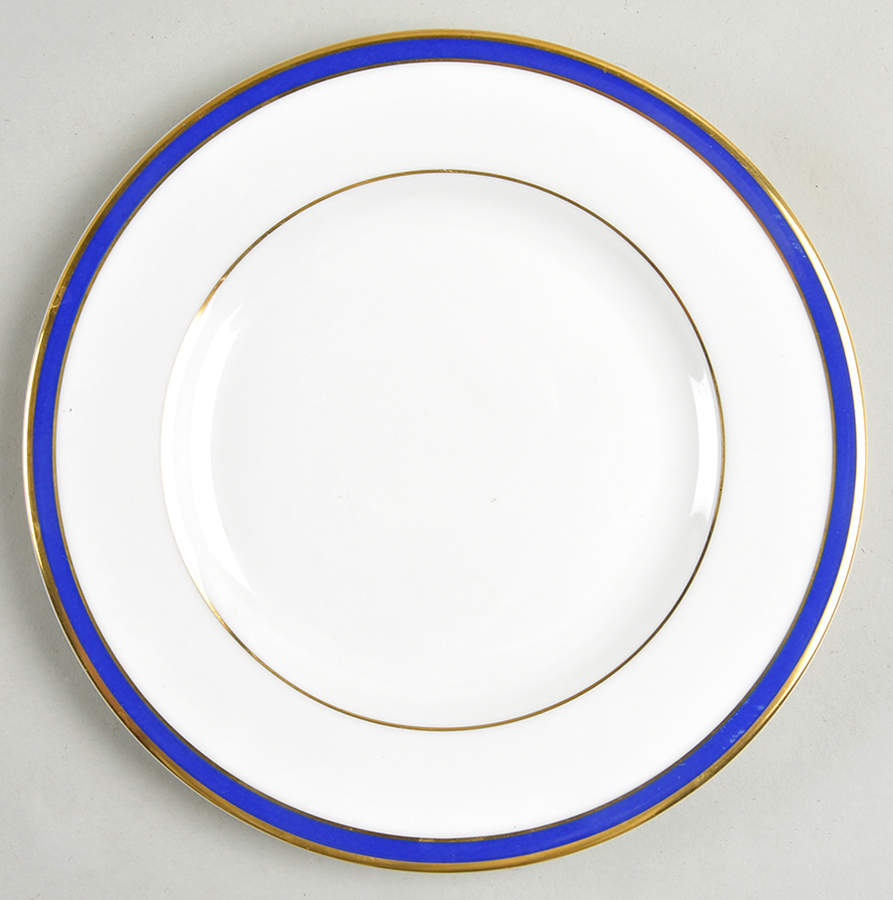 Saturn Cobalt Blue Bread & Butter Plate by Minton-1