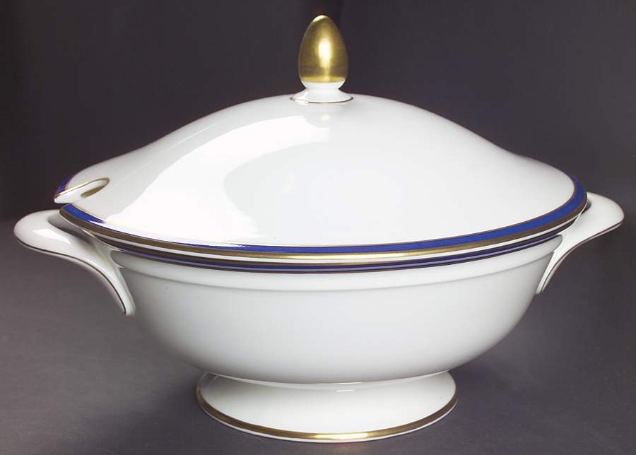 Saturn Cobalt Blue Tureen &  Lid by Minton-1
