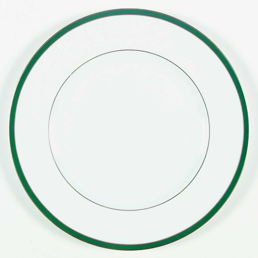 Saturn Green Dinner Plate by Minton-1