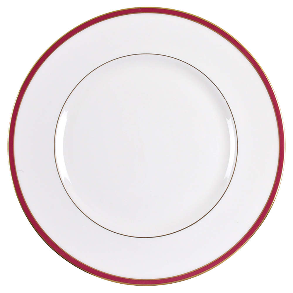 Saturn Ruby Crimson Dinner Plate by Minton-1