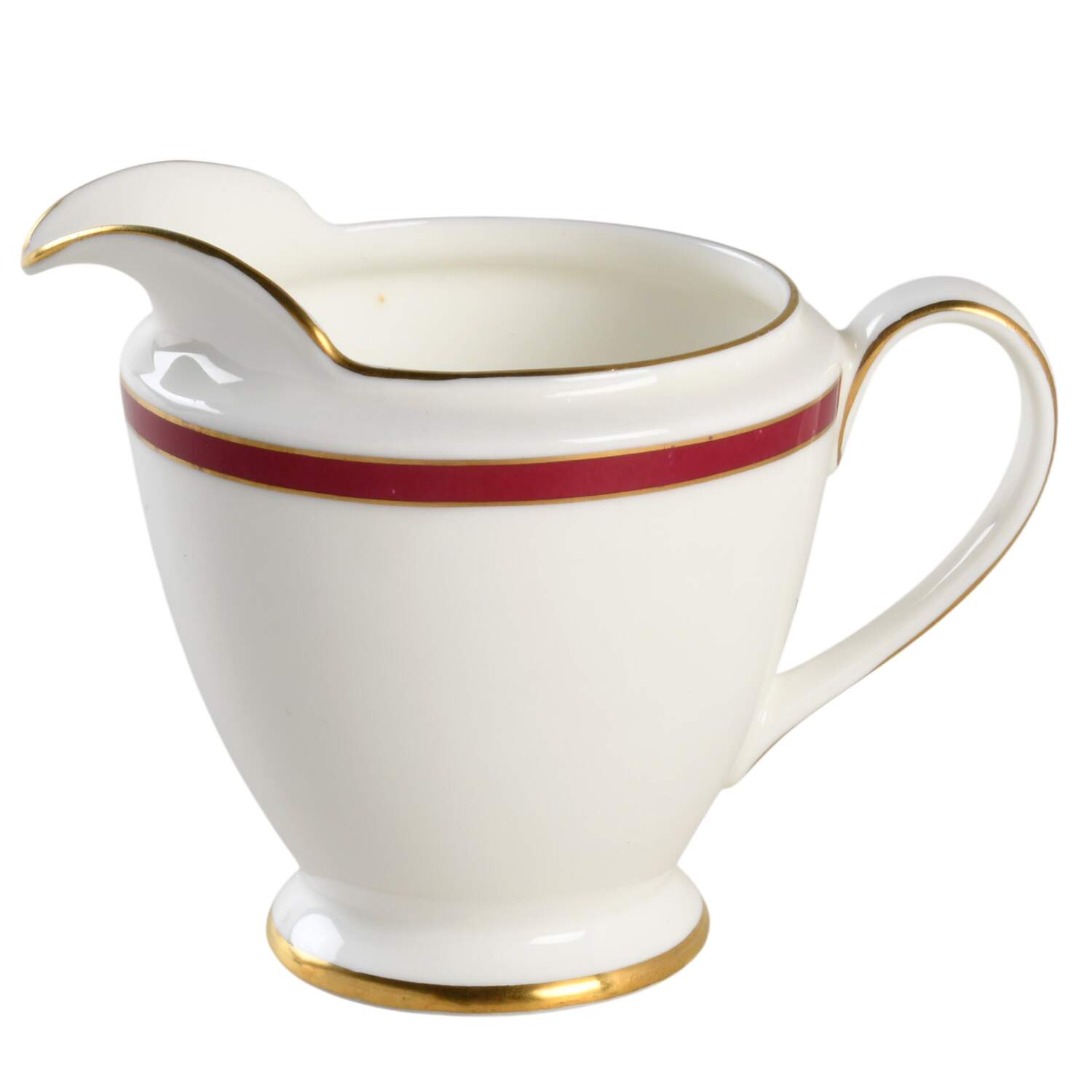 Saturn Ruby Crimson Mini Creamer by Minton-1