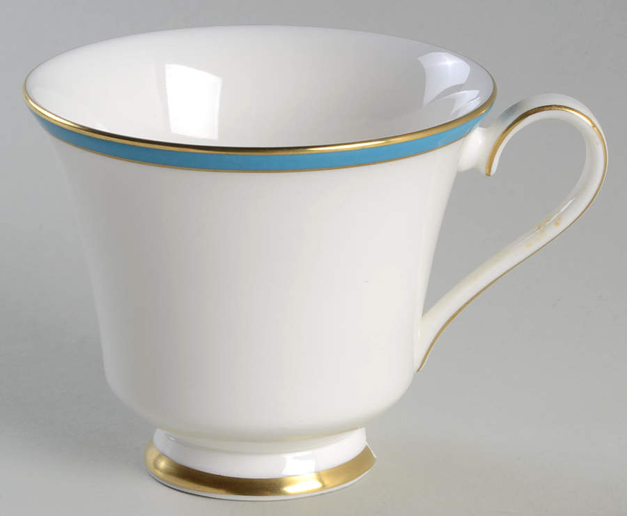 Saturn Turquoise Footed Cup by Minton-1