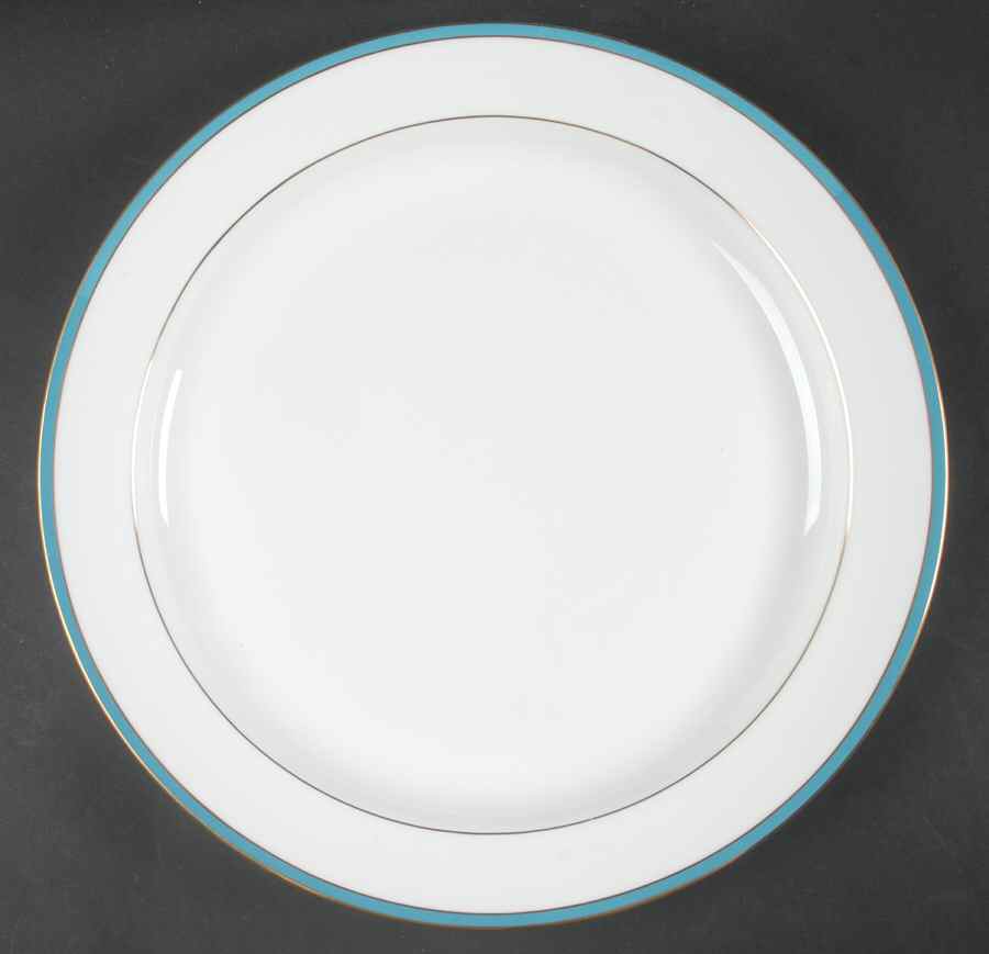 Saturn Turquoise 13" Chop Plate (Round Platter) by Minton-1