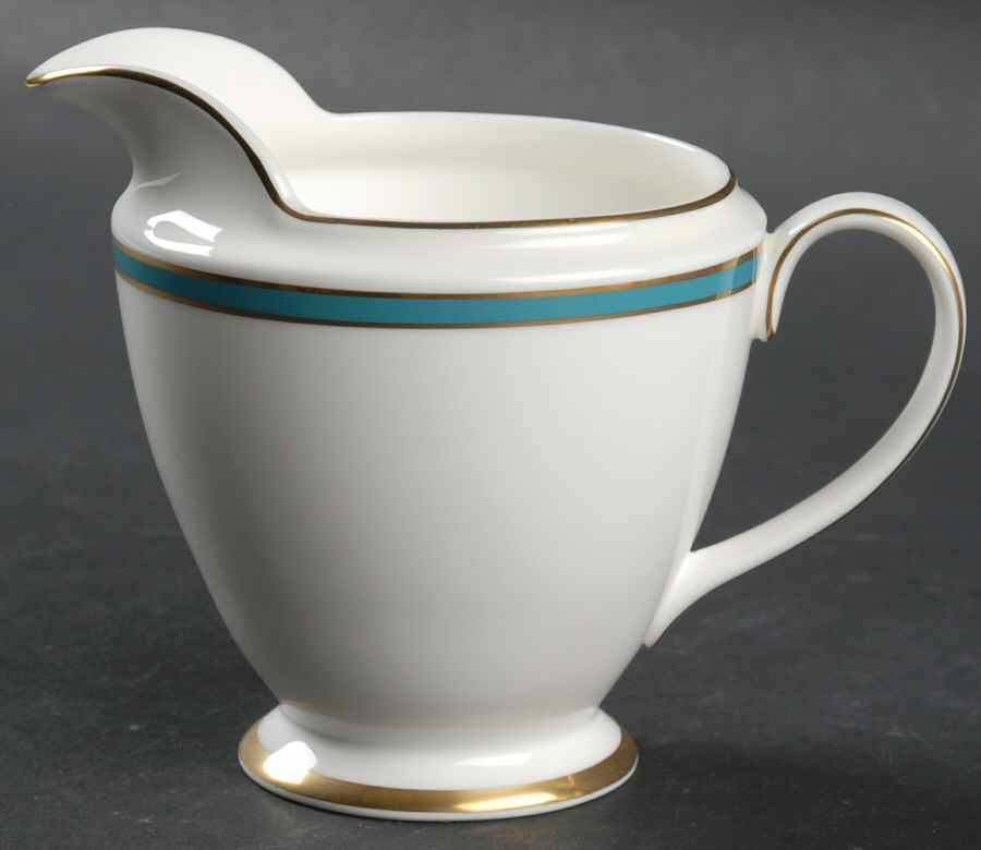 Saturn Turquoise Fruit/Dessert (Sauce) Bowl by Minton-1