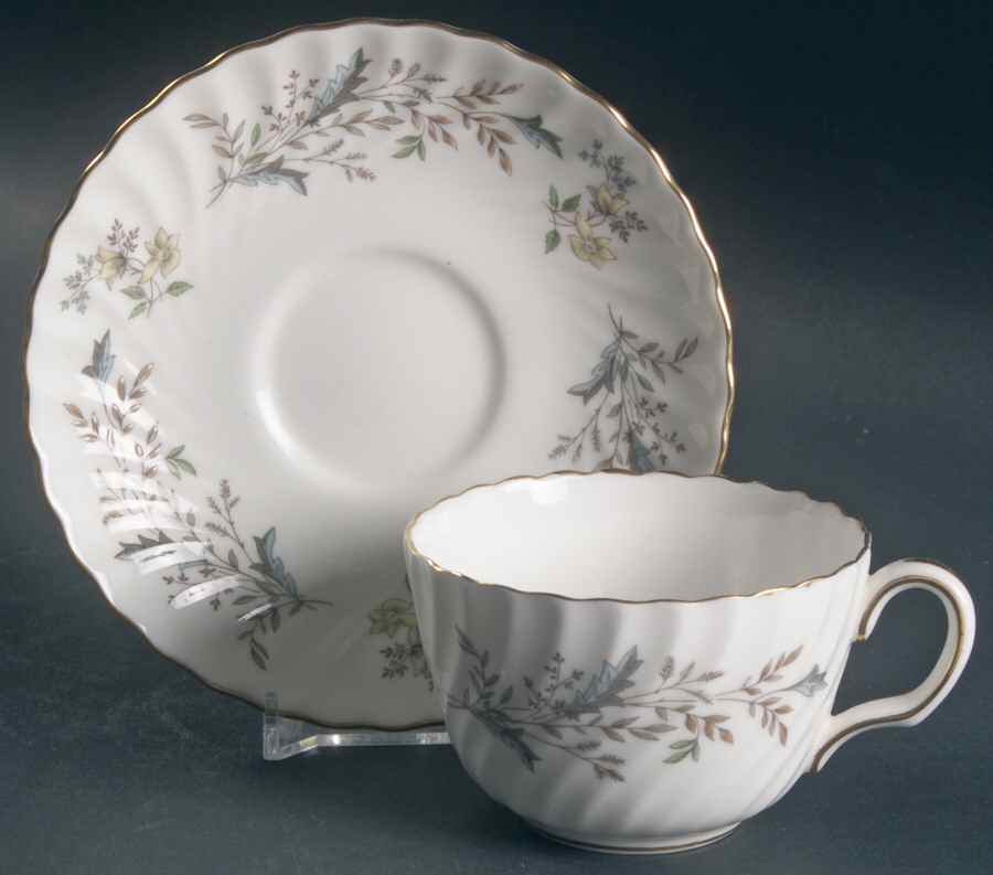 Seaforth Flat Cup & Saucer Set by Minton-1