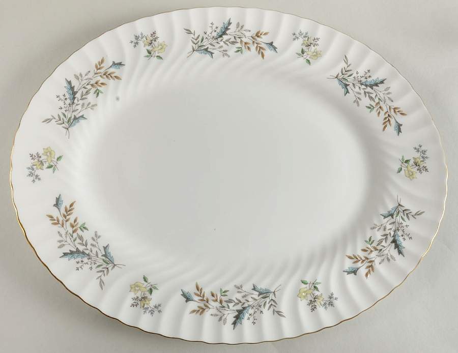 Seaforth 15" Oval Serving Platter by Minton-1