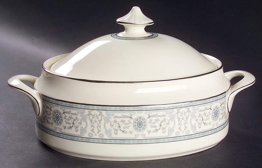 Sharnwood Oval Covered Vegetable by Minton-1