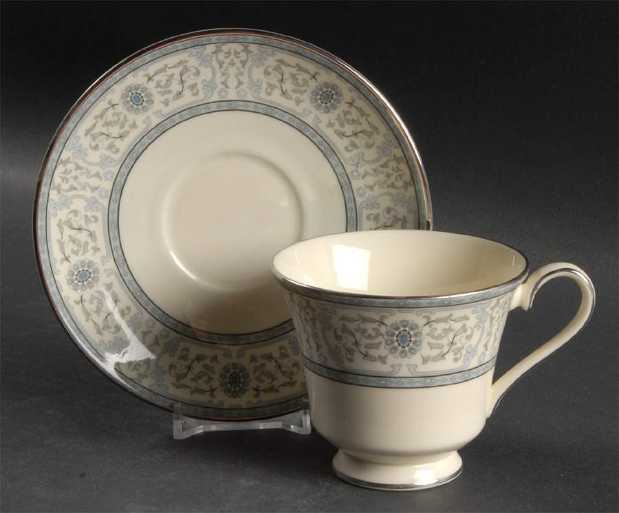 Sharnwood Footed Cup & Saucer Set by Minton-1