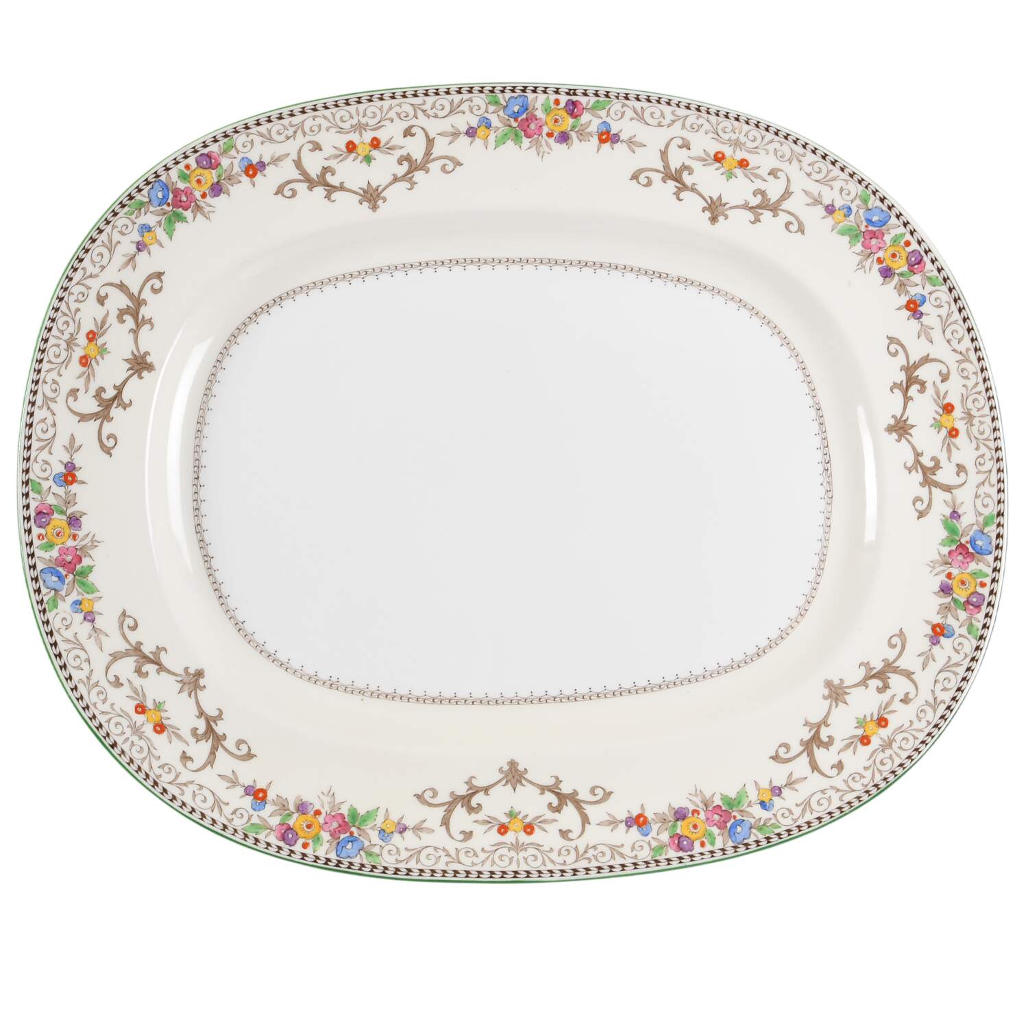 Shaftesbury 16" Oval Serving Platter by Minton-1