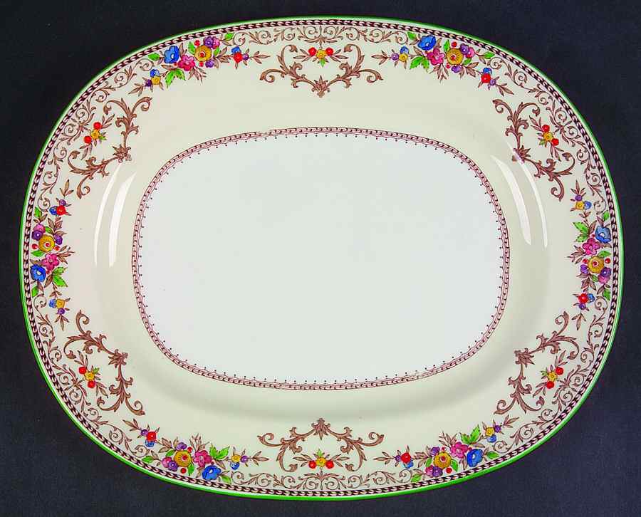 Shaftesbury 10" Oval Serving Platter by Minton-1
