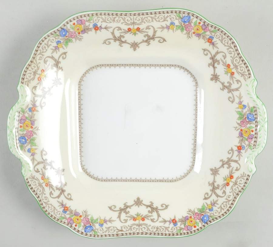 Shaftesbury Square Handled Cake Plate by Minton-1