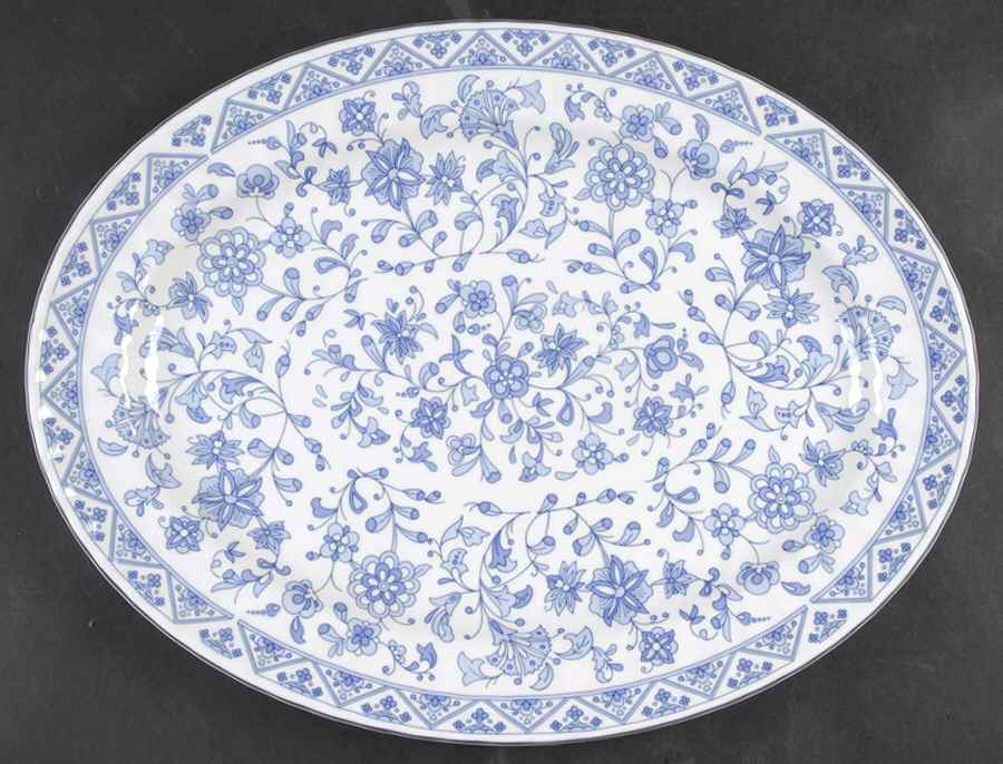 Shalimar 16" Oval Serving Platter by Minton-1