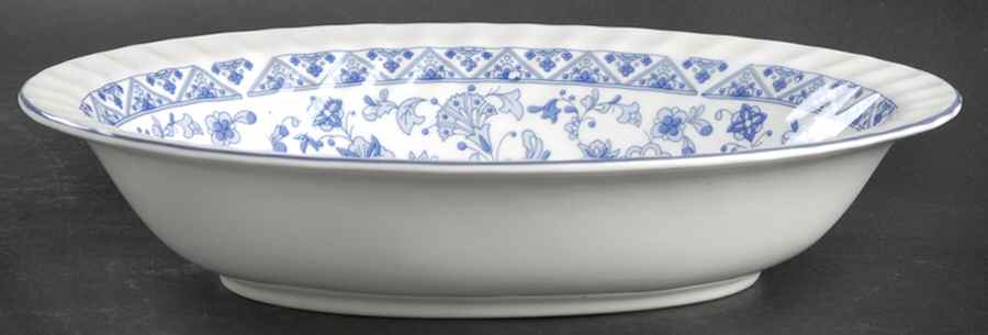 Shalimar 10" Oval Vegetable Bowl by Minton-1