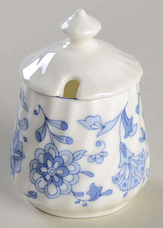 Shalimar Mustard Jar & Lid by Minton-1