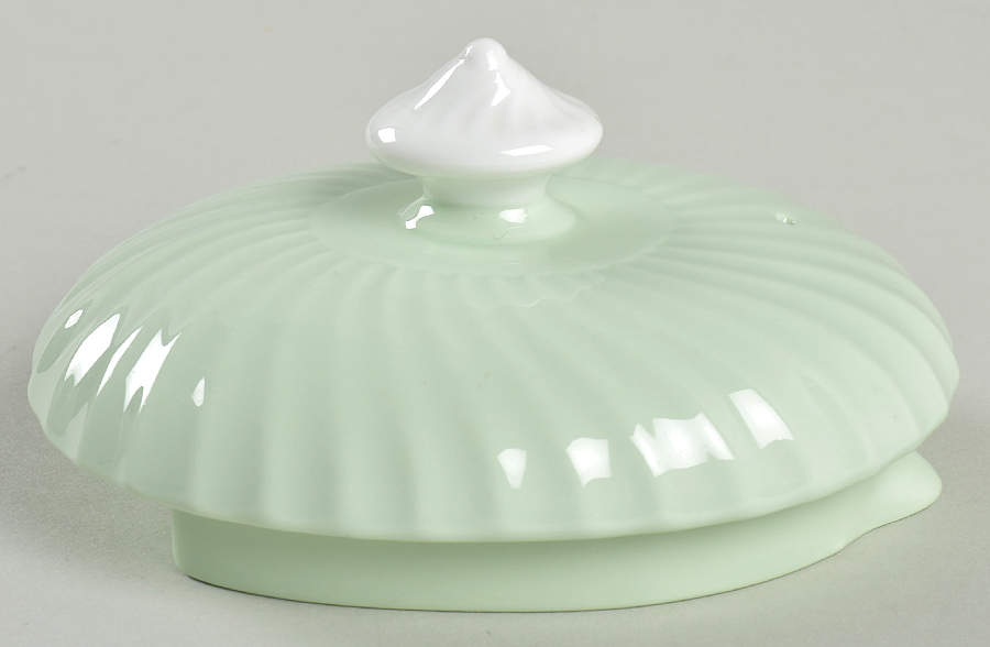 Shell Green Lid for Teapot by Minton-1