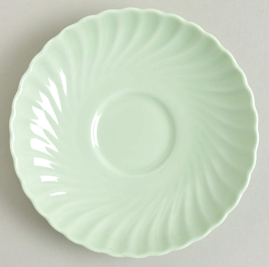 Shell Green Saucer by Minton-1
