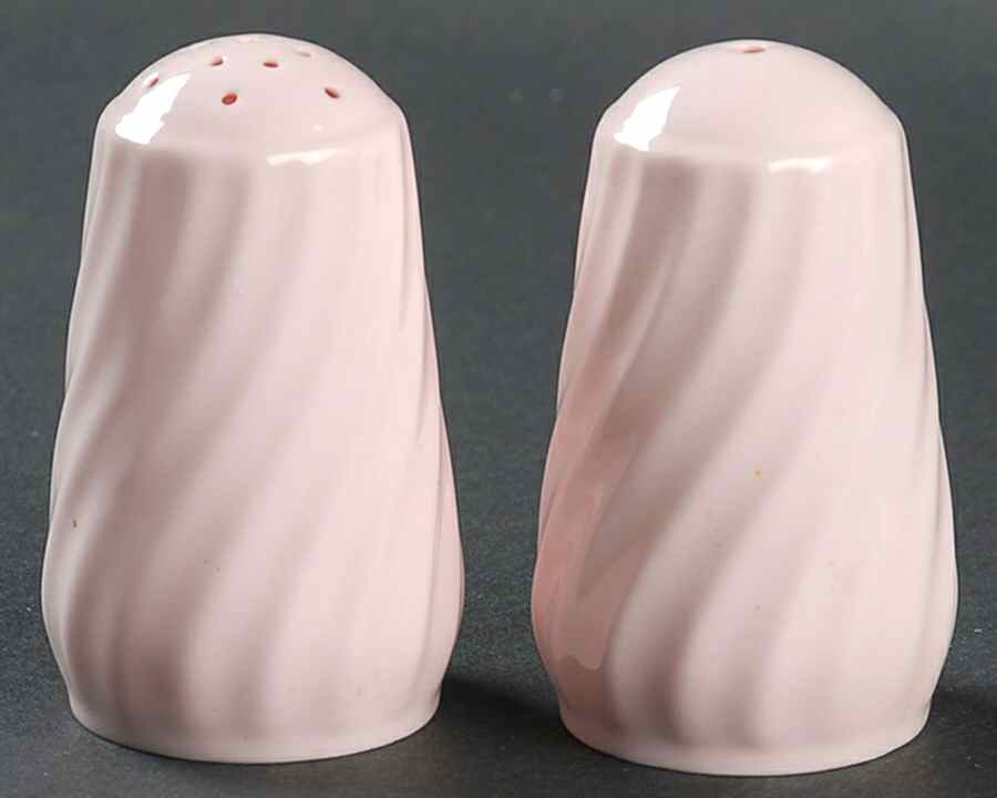 Shell Pink Salt & Pepper Set by Minton-1