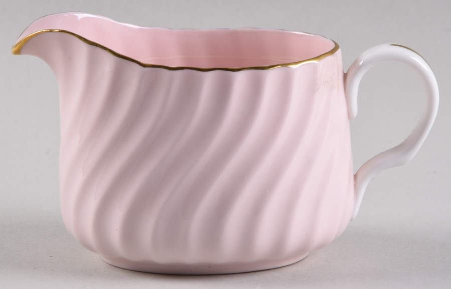 Shell Pink and Gold Mini Creamer by Minton-1