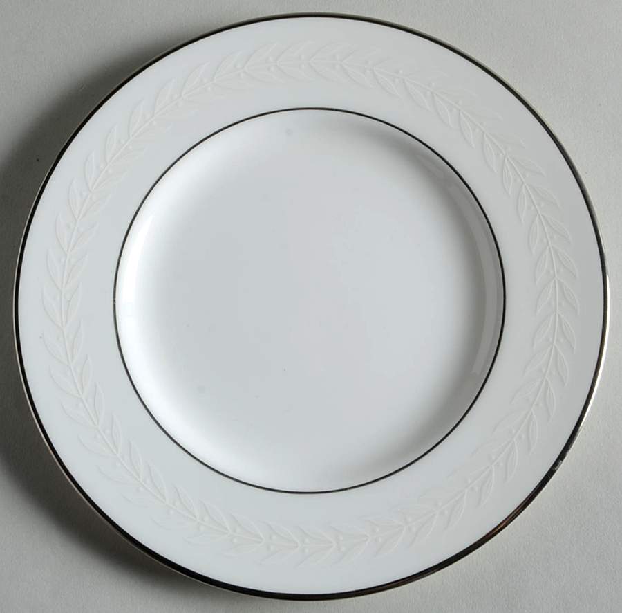 Silver Laurel Salad Plate by Minton-1