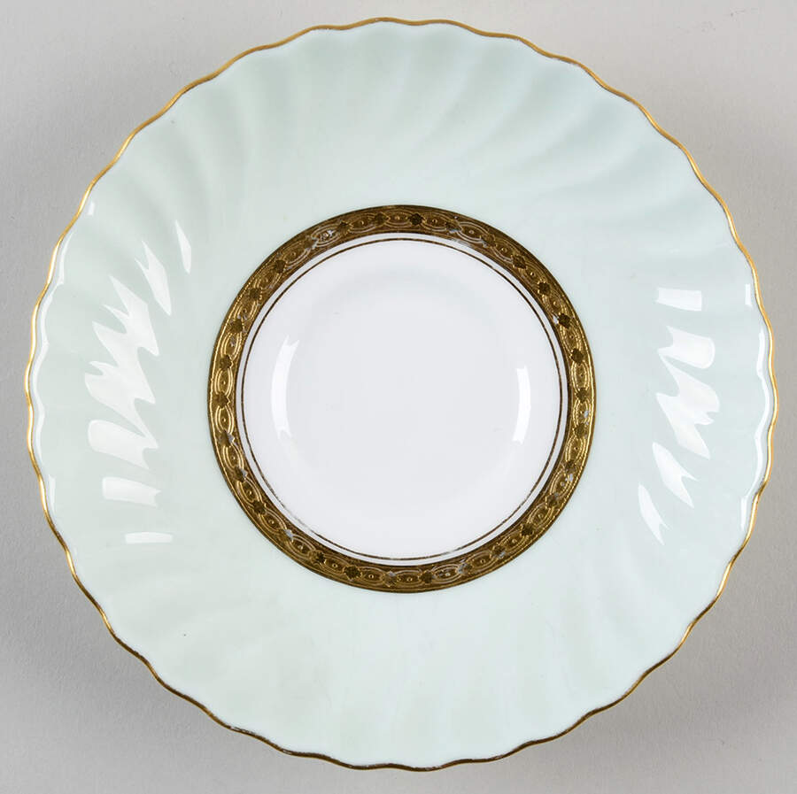 Somerset Green Saucer by Minton-1