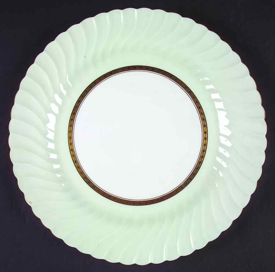 Somerset Green 12" Chop Plate (Round Platter) by Minton-1