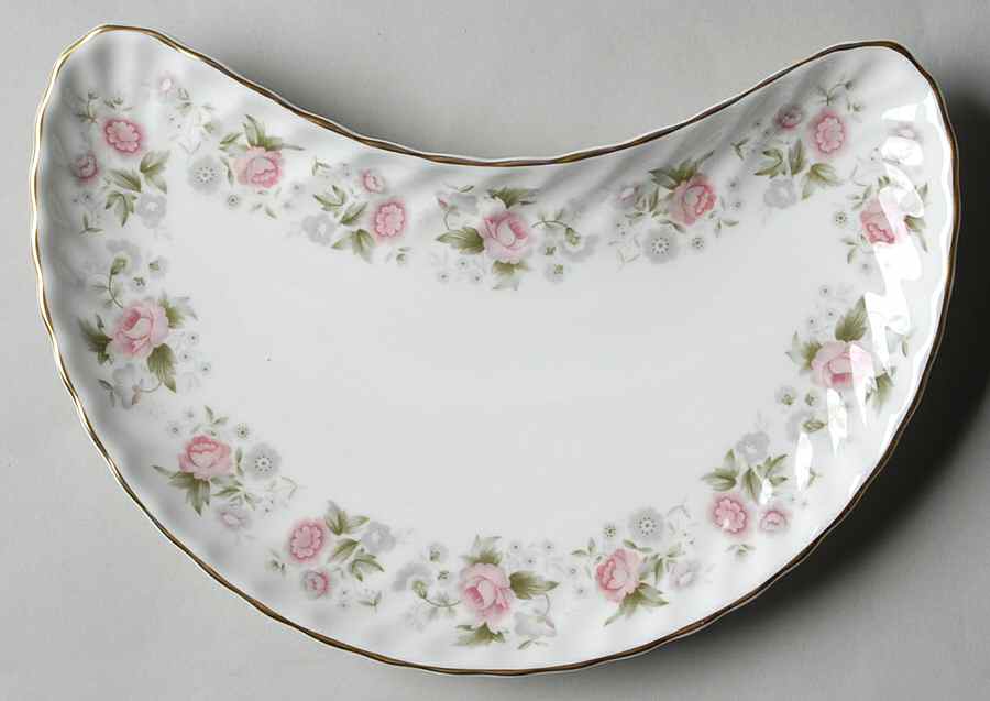 Spring Bouquet Crescent Salad Plate by Minton-1