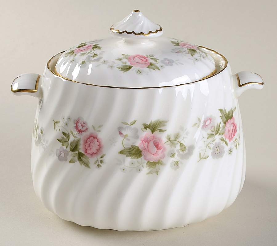 Spring Bouquet Sugar Bowl & Lid by Minton-1