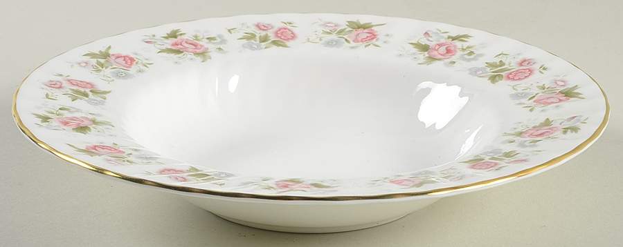 Spring Bouquet Rim Soup Bowl by Minton-1