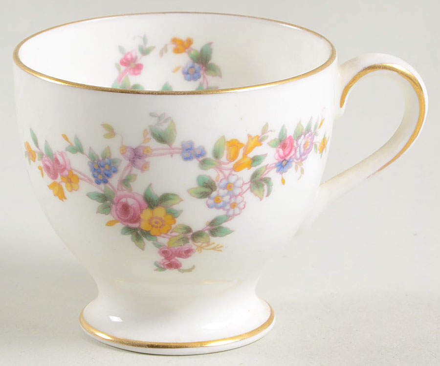 Spring Flowers Footed Demitasse Cup by Minton-1