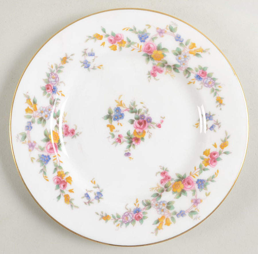 Spring Flowers Bread & Butter Plate by Minton-1