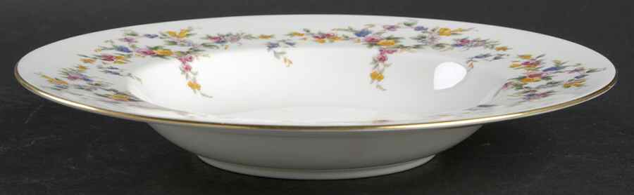 Spring Flowers Large Rim Soup Bowl by Minton-1