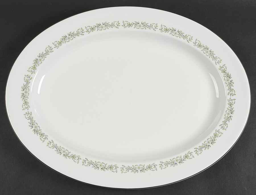 Spring 16" Oval Serving Platter by Minton-1