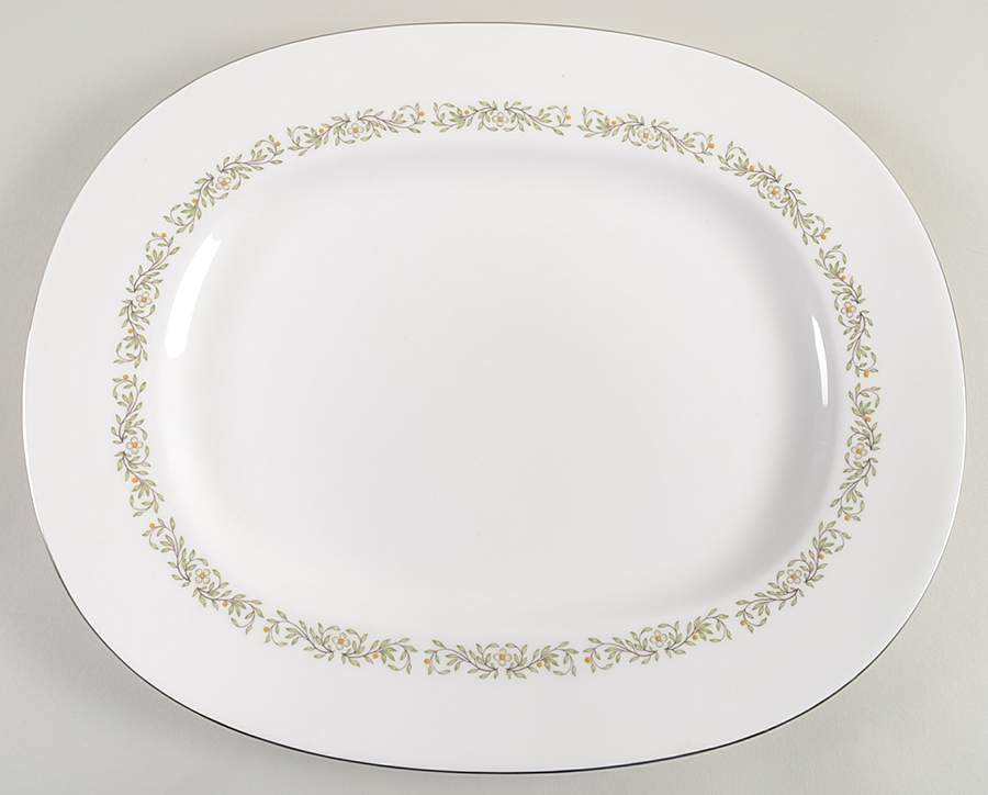 Spring 15" Oval Serving Platter by Minton-1
