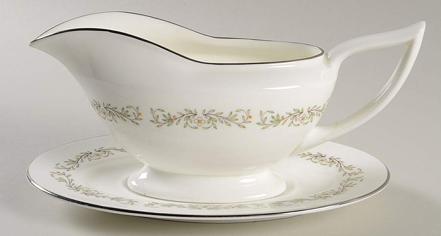 Spring Gravy Boat & Underplate by Minton-1