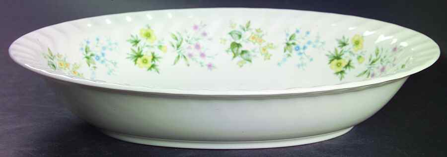 Spring Valley 10" Oval Vegetable Bowl by Minton-1